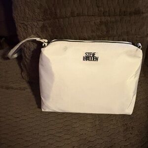 Steve Madden Elegant Cream Clutch